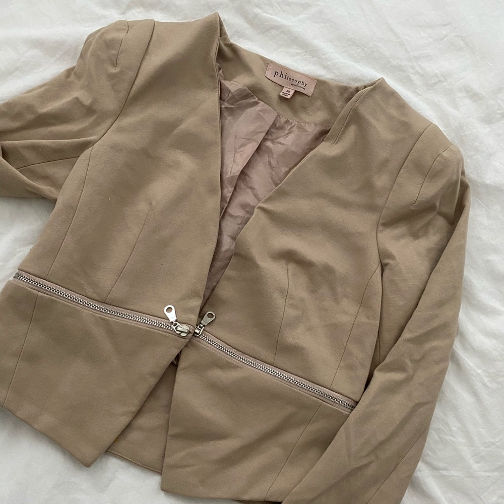 Beige blazer